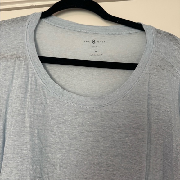 Lou and Grey LOFT Light Blue Women’s Relaxed Crew Neck Top - Picture 2 of 2